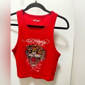 Ed Hardy Cropped Tank Top